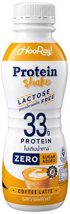 Hooray High Protein Shake Lactose Free, Latte 340 ml