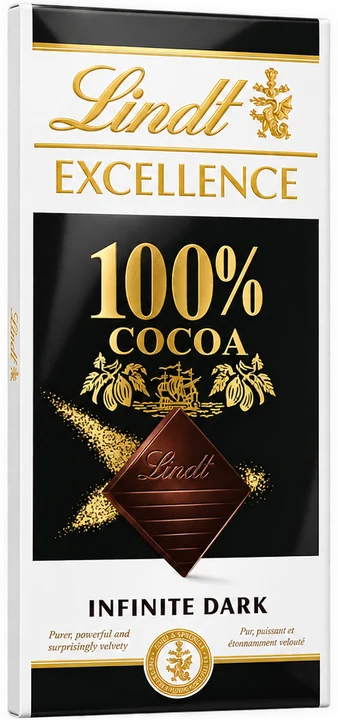 Lindt Excellence 100% Cocoa 50 g